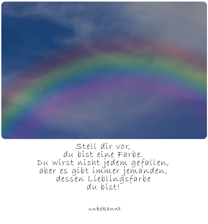 Zitate regenbogen Kult